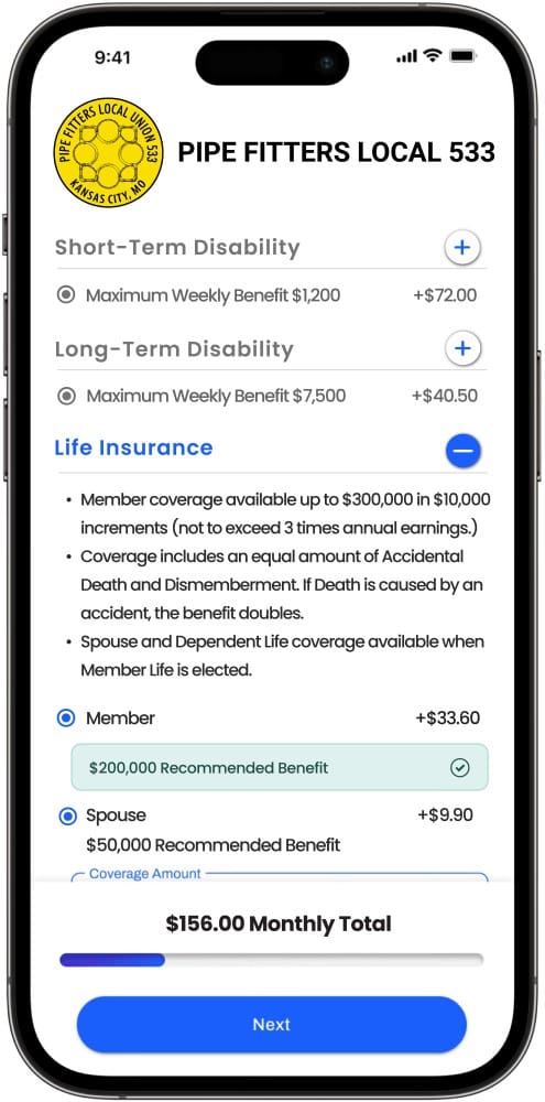 Pipe Fitters 533 Mobile Enrollment